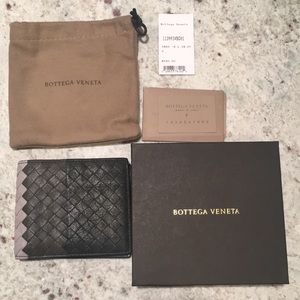 Bottega Veneta Lambskin Bifold Wallet